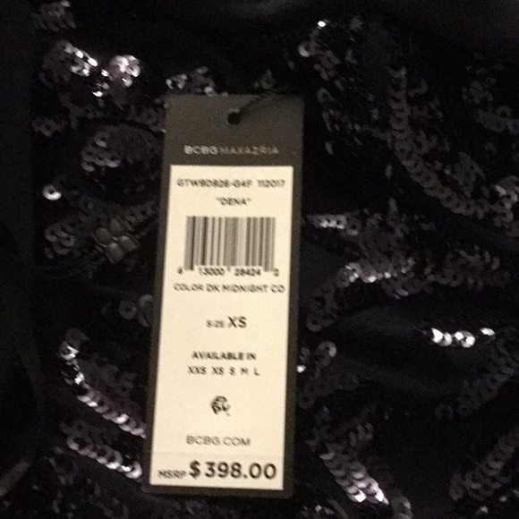 NWTBcbgmaxazria Dena Bodice-Cape Metallic Jumpsuit - Picture 4 of 4